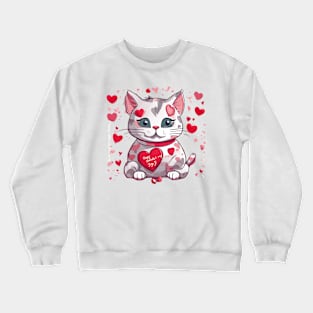 Valentine Paws: The Loveable Adventures of Whiskers Crewneck Sweatshirt